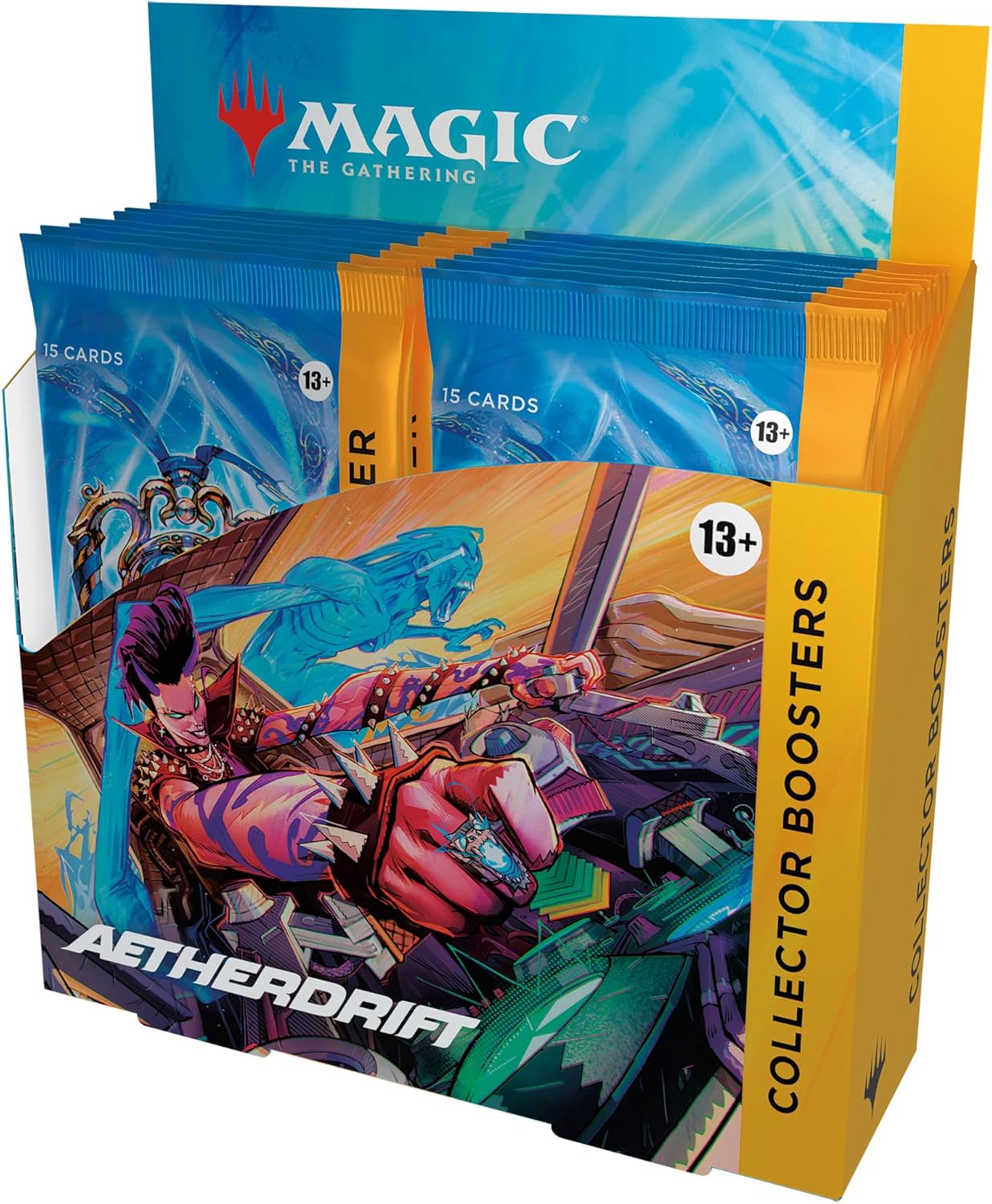 Magic: The Gathering MTG TCG: Aetherdrift Collector Booster Box - 12 Packs