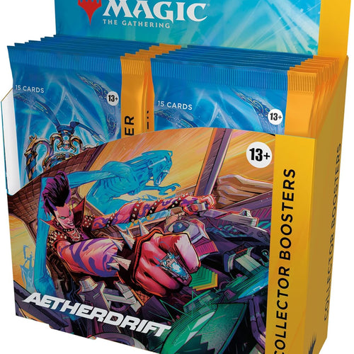 Magic: The Gathering MTG TCG: Aetherdrift Collector Booster Box - 12 Packs