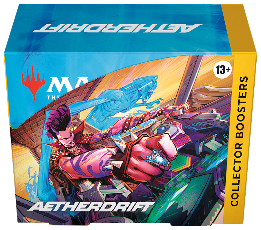 Magic: The Gathering MTG TCG: Aetherdrift Collector Booster Box - 12 Packs