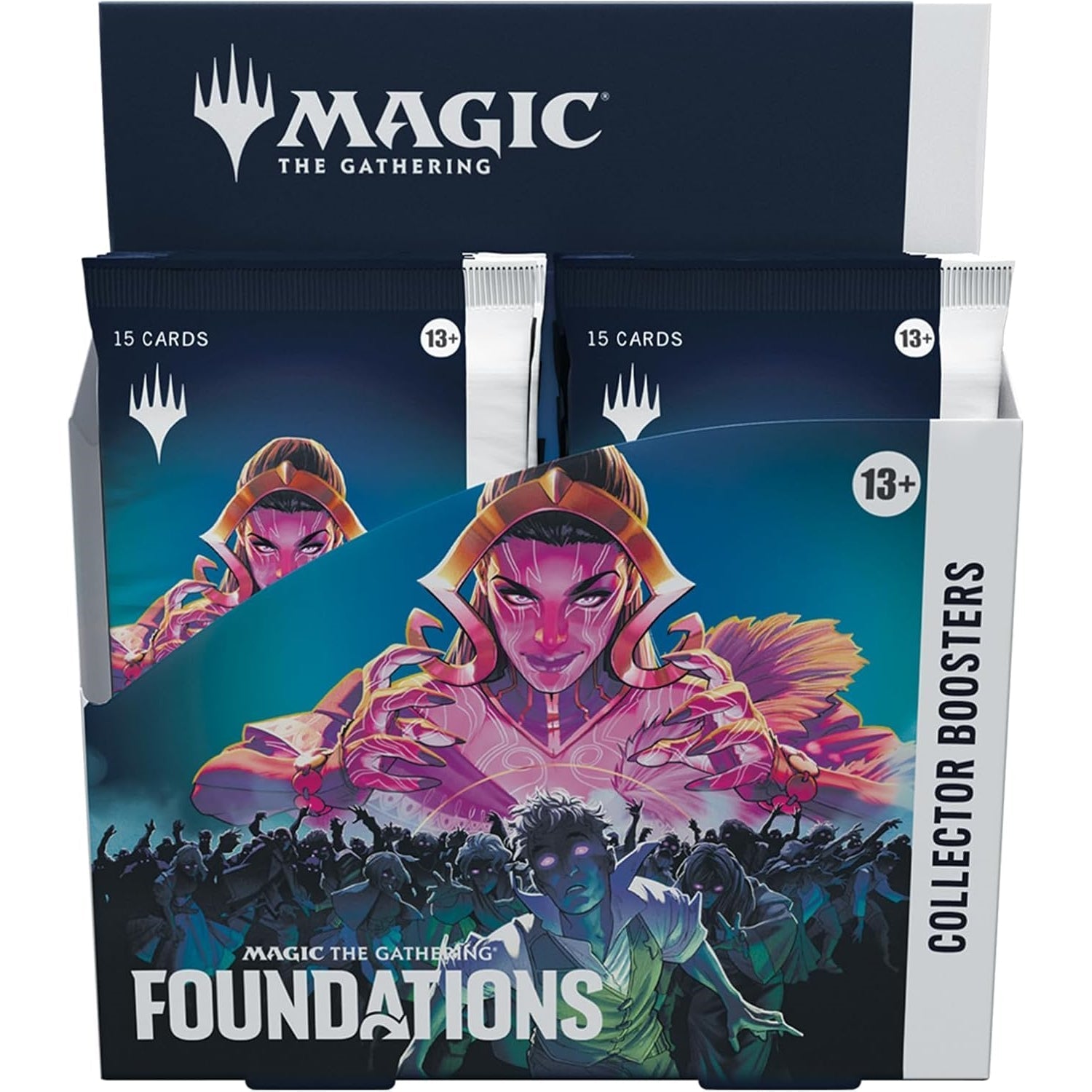 Magic: The Gathering MTG TCG: Foundations Collector Booster Box - 12 Packs