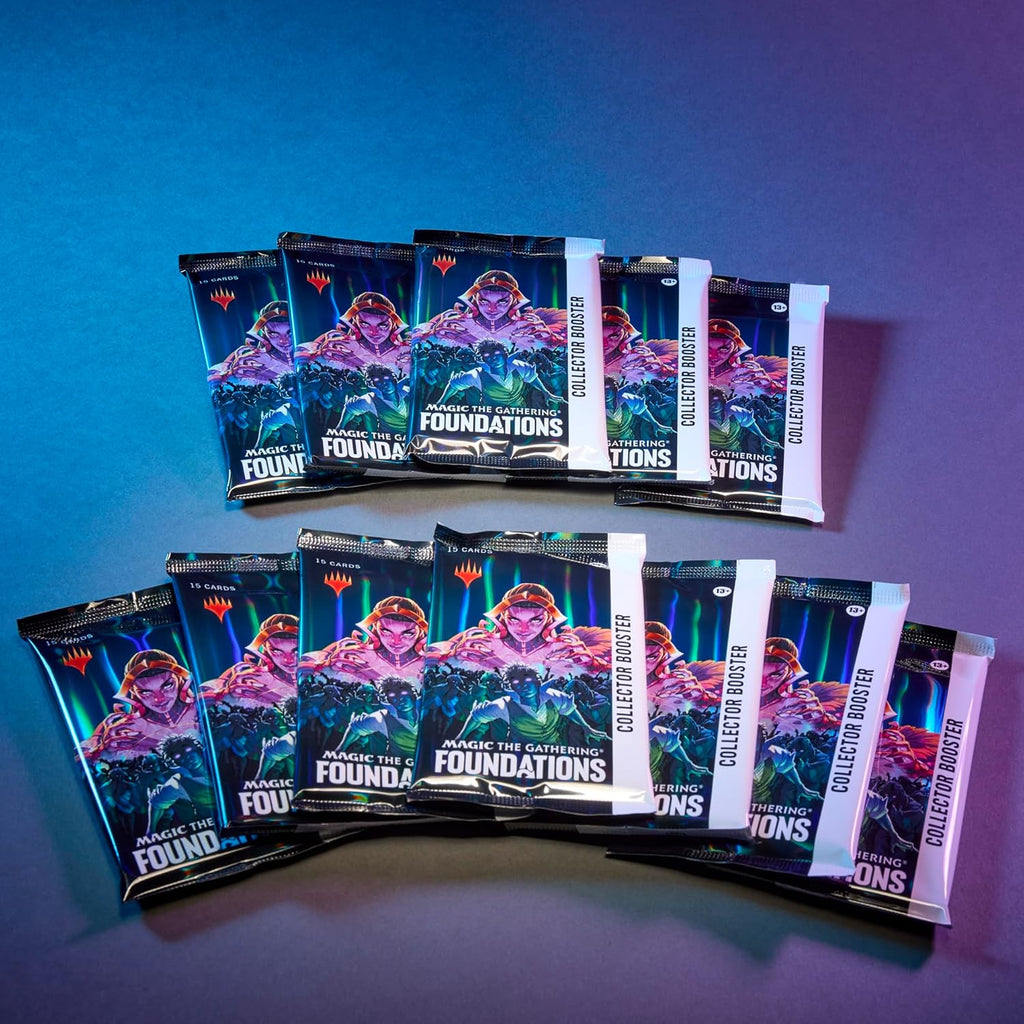 Magic: The Gathering MTG TCG: Foundations Collector Booster Box - 12 Packs