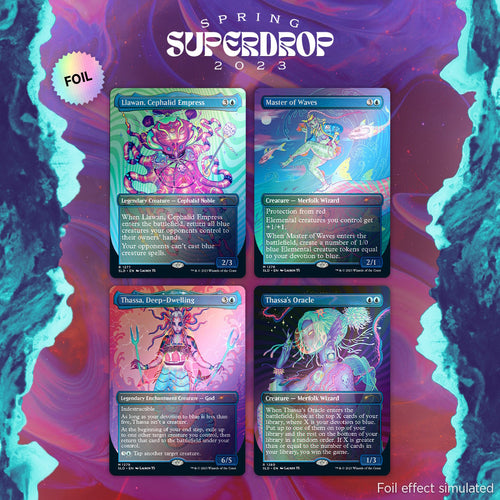 Magic: The Gathering TCG - Secret Lair Spring Superdrop 2023 - Cool Ocean Breeze - Foil Edition