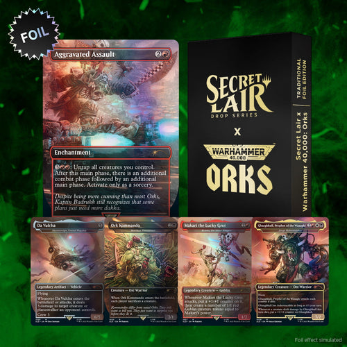 Magic: The Gathering TCG - Secret Lair x Warhammer 40,000: Orks - Foil