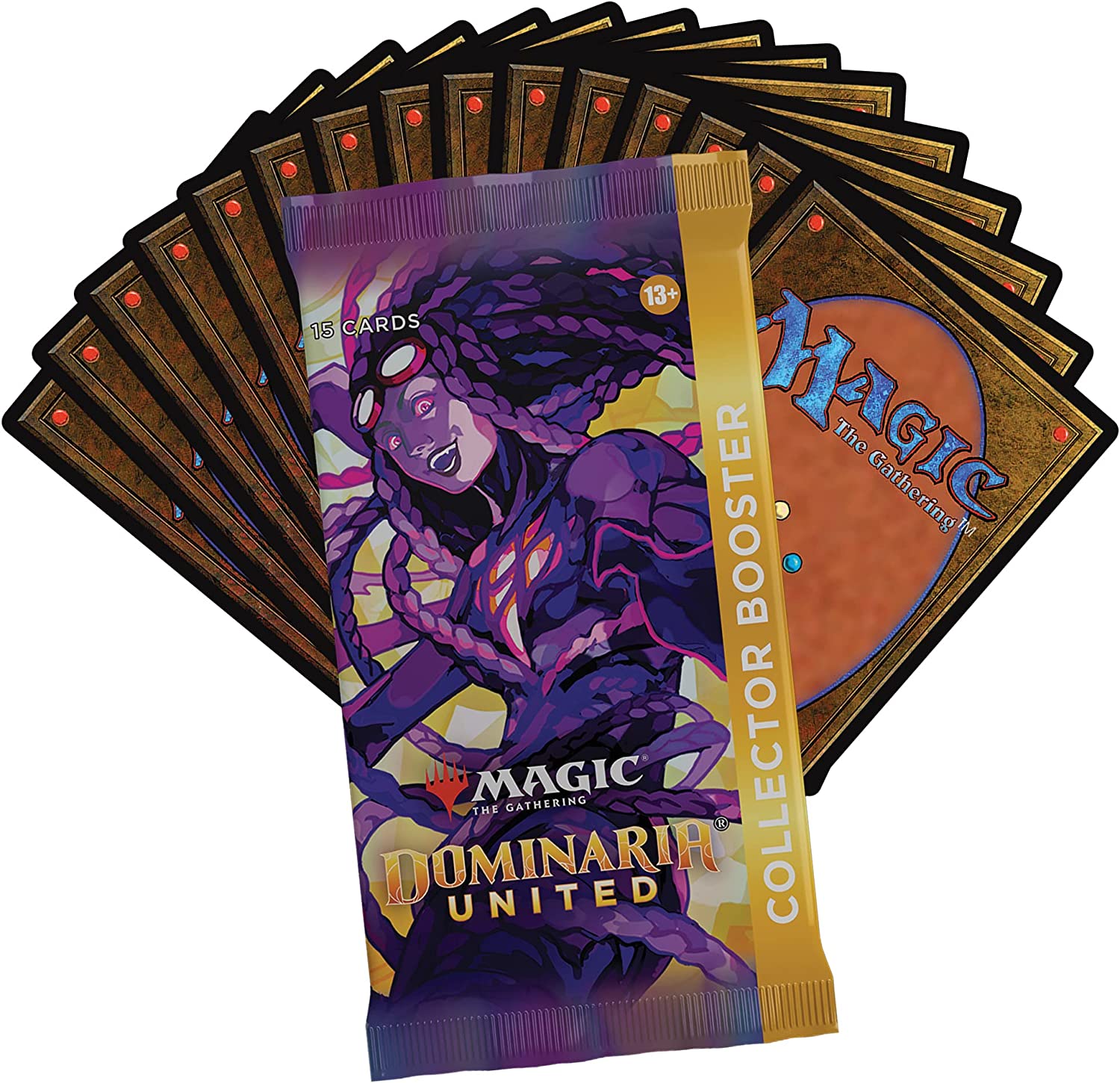 Magic: The Gathering TCG: Dominaria United Collector Booster Box - 12 Packs + Foil Box Topper