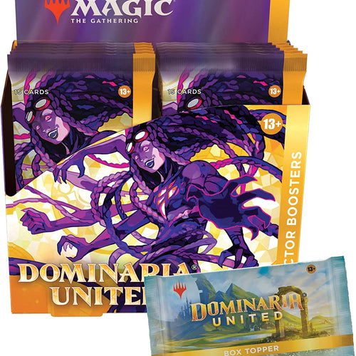 Magic: The Gathering TCG: Dominaria United Collector Booster Box - 12 Packs + Foil Box Topper