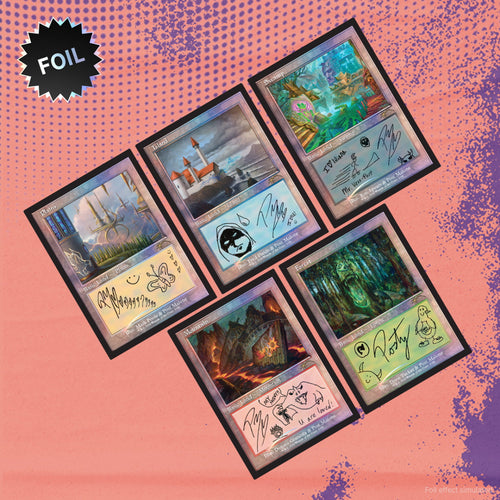 Magic: The Gathering TCG MTG - Secret Lair x Post Malone: The Lands - FOIL