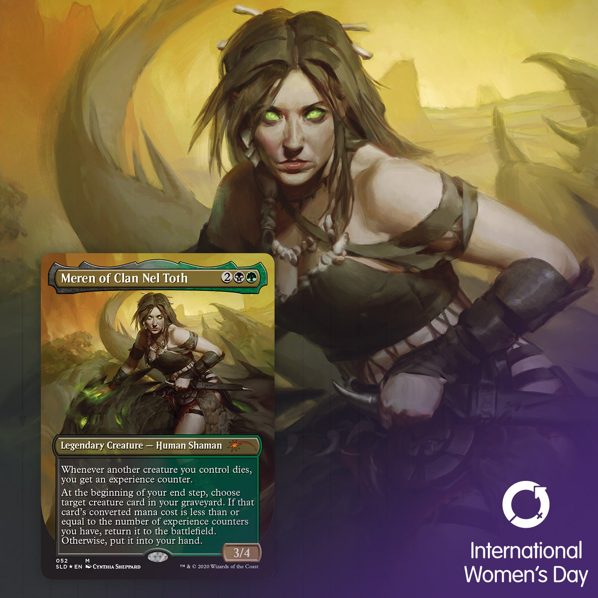 Magic: The Gathering TCG - Secret Lair - International Women's Day 2020 - Foil Edition